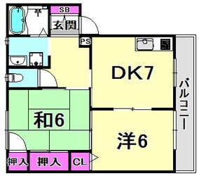 リベラルハイツの物件間取画像